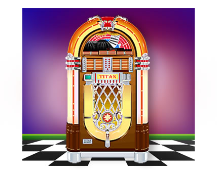 Wurlitzer Jukebox illustration