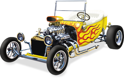 Image of T-bucket hot rod